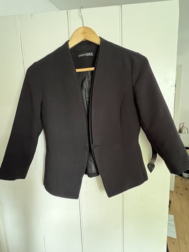 Zara women black lined - zara,