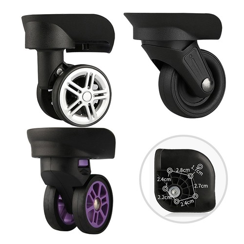 Remove old wheels - old, suitcase