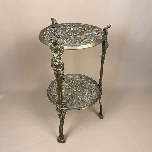 Vintage brass plant - brass, stand