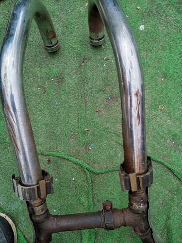 Yahama max 1200 exhaust down - yahama,