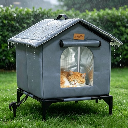Outdoor cat shelter waterproof - outdoor,