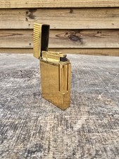 Genuine Vintage Collectable Ligne Gold Plated Pocket Lighter Made by S T Dupont