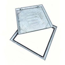Double Sealed Recessed Internal Manhole Cover & Frame 680mm x 680mm x 60mm