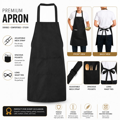 Plain unisex cooking catering - unisex,