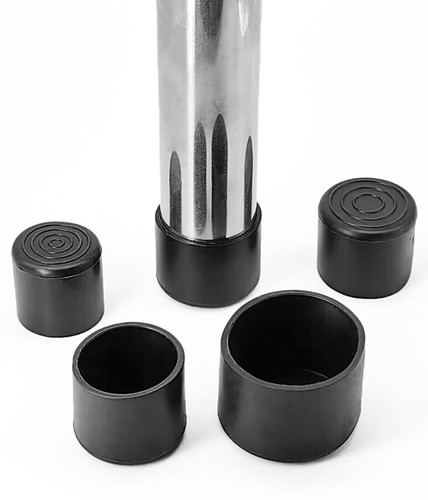 Rubber chair ferrules - rubber,