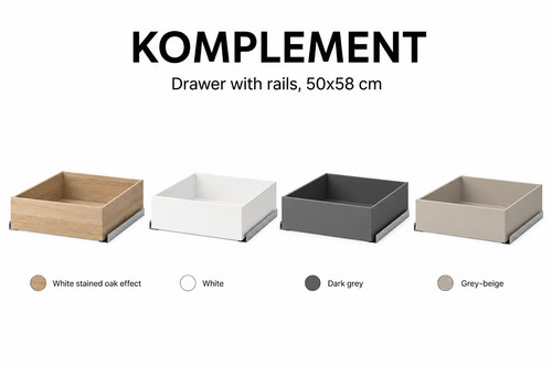 Ikea komplement drawer - komplement, with
