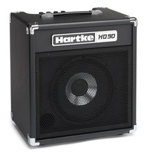 Hartke HD50 Bass Combo Amplifier, 50W, Black