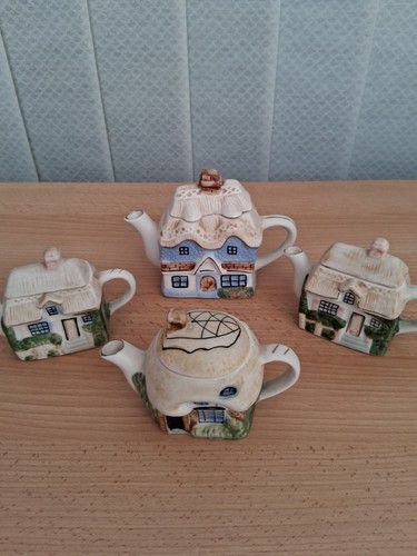 Novelty teapots approx - novelty, x