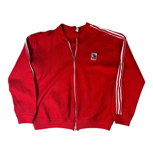 1970s tracksuit jacket red - tracksuit,