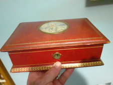 An Edwardian Red Leather Box c1910