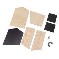 Bat House Kit Double Chamber Wooden Waterproof Windproof Bat Box Shelter For