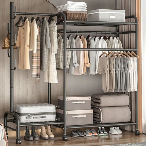 Heavy duty double clothes rail - double,
