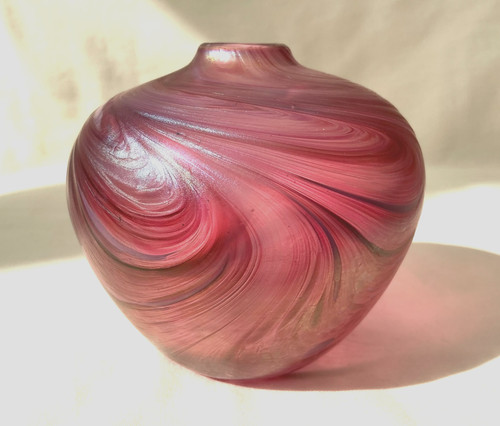 Iridescent pink gold art - iridescent, &