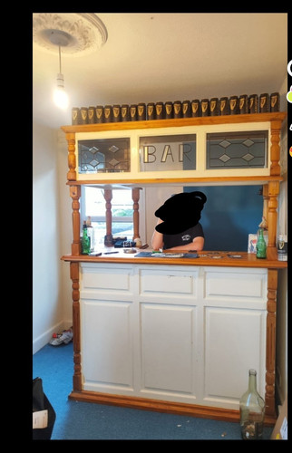 Wooden home bar pub - home,