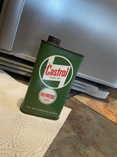 Old castrol oil - old,