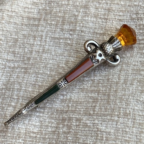 Antique scottish dirk silver - antique,