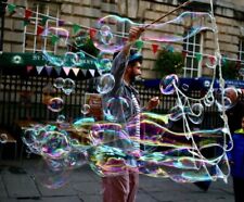 Fun Giant Bubbles Kit Smiler Magic Enormous Huge Bubble Gift Outdoor Garden Toy