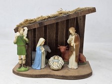 Vintage nativity scene - nativity,