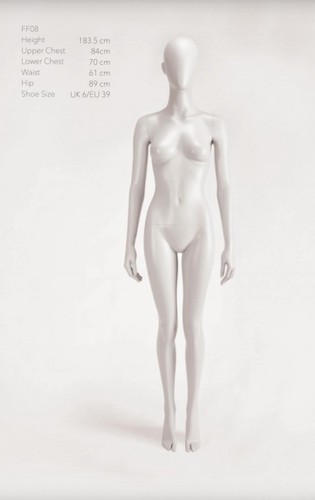 Mannequin full body female - body,