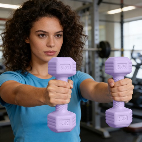 Pair 1kg 2kg 3kg dumbbell - 3kg,