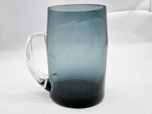 Vintage blue smoked glass - blue,
