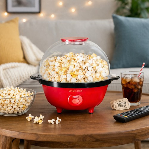 Electric popcorn maker machine - popcorn,