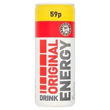 Euro Shopper Original Energy Drink 250ml - Case of 24 (Price Marked)