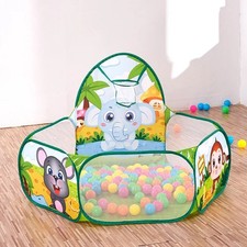 1.2M Ball Pool with Basket Indoor Ocean Ball Pit Playpen Tent Outdoor Kids Toy