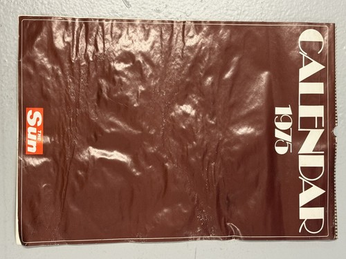Vintage 1975 calendar branded - calendar,
