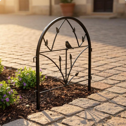 Wrought iron fence - iron, panel
