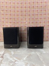 JVC SP-UX1000GR 20W 4Ohms Ported Marble Effect Vintage Stereo Speakers Mini Hifi