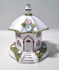 Coalport Cottage The Umbrella House Pastille Burner Bone China Vintage