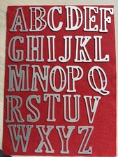 26 Felt Alphabet Letters