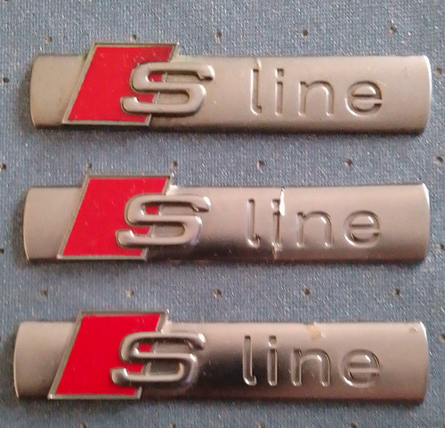 Audi line wing badges - s, x