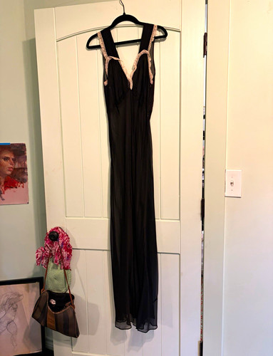 Vintage 1930s silk - silk, sheer