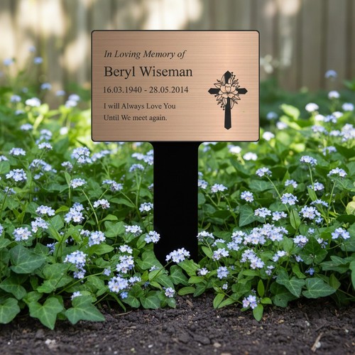 Personalised memorial stake - personalised,