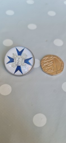 Thomas hospital domed badge - st,