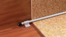 STAIR CARPET RODS - anodised aluminium, Bar for stair carpeting - 1.2 metres