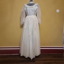 Vintage 1980s Lace Milkmaid