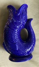 Wade Gluggle Jug, Cobalt Blue
