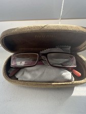Miu Miu Burgundy Rectangular