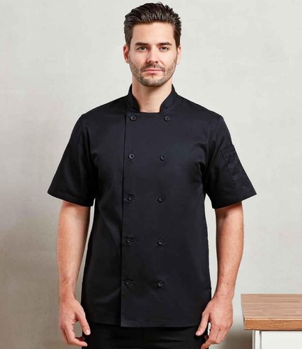 Premier short sleeve chef - short,
