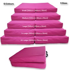 Bi Fold Crash Mats Shock Absorbing Foam Tumbling Training Gymnastics Two fold