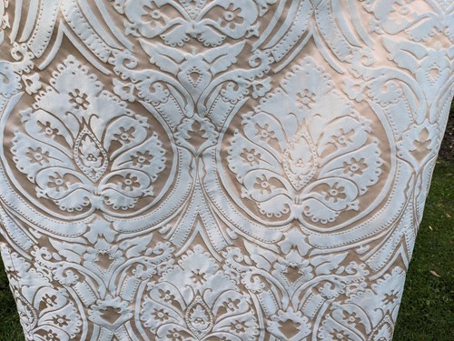Vintage brocade curtains - , pair