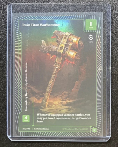 Twin titan warhammer 217 402 - warhammer,