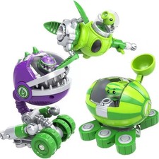 Plants vs Zombies 5 in 1 Assembly Deformation Boss Robot PVZ Action Figure Toys