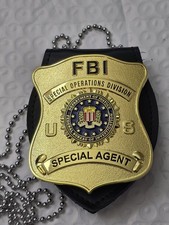 Fbi Tv Detective Cosplay Badge