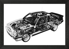 1984 Opel Manta 400 B Framed