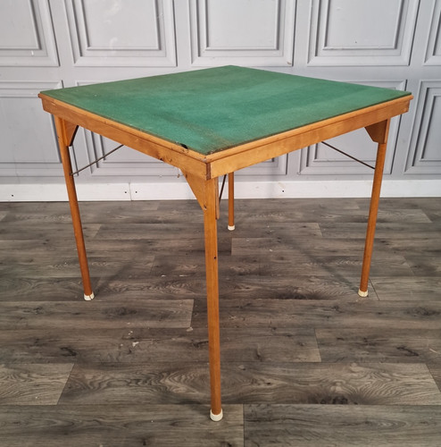 Vintage folding card table - card,