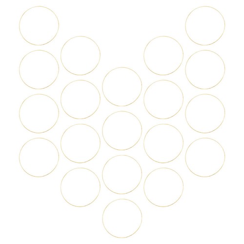 10pcs diy wreath - ring,